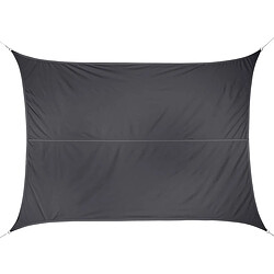 HESPERIDE Voile d'ombrage 3x4 m - Curacao - Gris