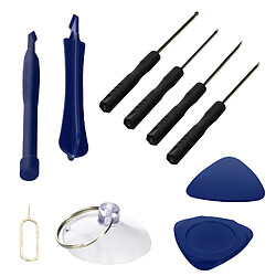 Avizar Kit Outils de Réparation Smartphone et Tablette - 10 Pièces Kit de réparation - Inclut 4 tournevis, ventouse extraction écran, spatules écarteur, médiators