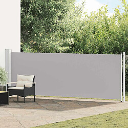 vidaXL Auvent latéral Gris 140x600 cm