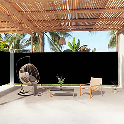 vidaXL Auvent Latéral 200x1000 cm Noir