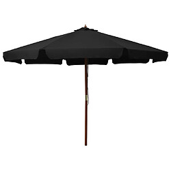 vidaXL Parasol d'Extérieur Noir