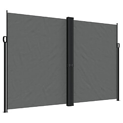 vidaXL Auvent latéral rétractable 220x1000 cm - Anthracite