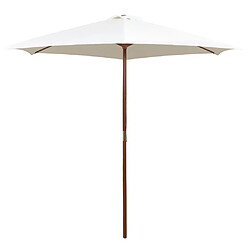 vidaXL Parasol 270 x 270 cm Blanc crème