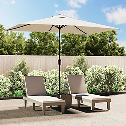 vidaXL Parasol Blanc Sable