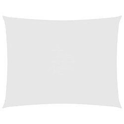 VidaXL - Voile parasol Oxford 5x7 m Blanc