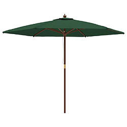 vidaXL Parasol de jardin - 299 cm - Vert