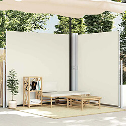vidaXL Auvent latéral 170x600 cm Crème