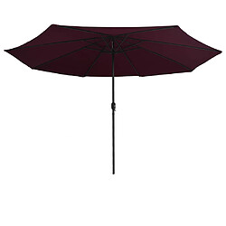 Avis vidaXL - Parasol de jardin 390 cm