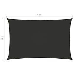 Helloshop26 Voile d'ombrage 02_0009705 - Anthracite pas cher