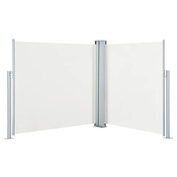 VIDAXL Auvent latéral rétractable - Crème