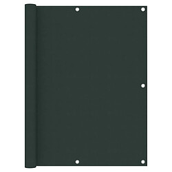 vidaXL Écran de balcon 120x500 cm Vert Foncé