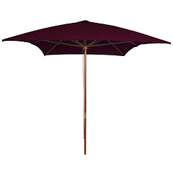 vidaXL Parasol de jardin - Rouge Bordeaux 200x300 cm