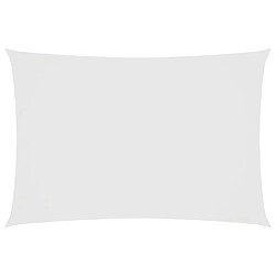 vidaXL Voile de parasol - Blanc