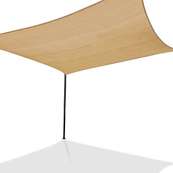 Idmarket MARKET Voile d'ombrage 4x6 m - Sable