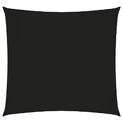 Helloshop26 Voile toile d'ombrage parasol tissu oxford carré 3,6 x 3,6 m noir 02_0009478