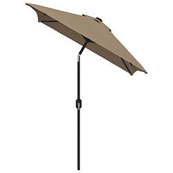 Avis VidaXL - Parasol jardin 300x200 cm Taupe