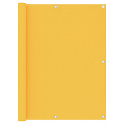 vidaXL Écran de balcon 120x300 cm - Jaune