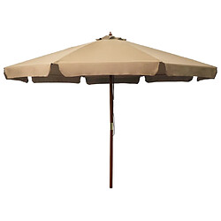 vidaXL Parasol 330 cm - Taupe