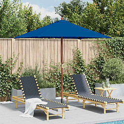 vidaXL Parasol de jardin 150x200 cm Bleu