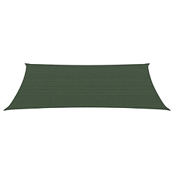 Helloshop26 Voile d'ombrage PEHD - Vert Foncé