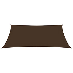 Helloshop26 Voile d'ombrage - 3 x 4,5 m - Marron