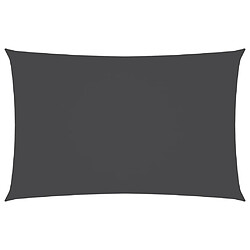 vidaXL Voile de parasol tissu oxford 4x7 m - Anthracite