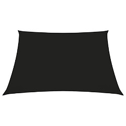 Helloshop26 Voile d'ombrage - 2,5 x 3 m - Noir