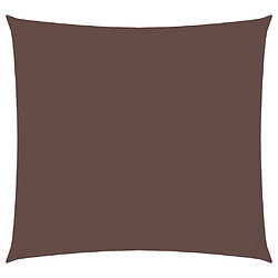 VIDAXL Voile de parasol marron 7x7 m
