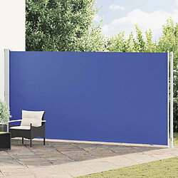 vidaXL Auvent latéral rétractable - Bleu 200x600 cm
