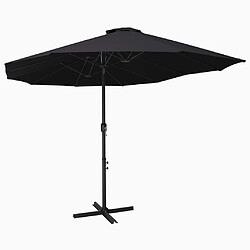 vidaXL Parasol d'extérieur - 460x270 cm - Noir