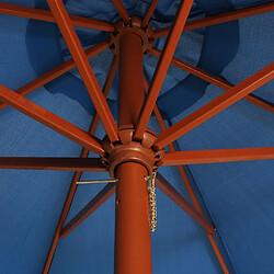 vidaXL Parasol de jardin - Bleu - 300x258 cm