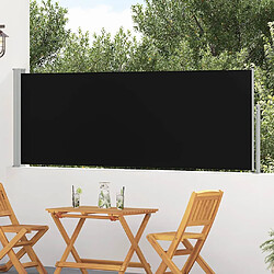 vidaXL Auvent latéral rétractable - Noir 100x300 cm