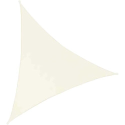 Ideprice EPRICE Toile d'ombrage - Blanc Cassé 3m