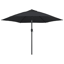 vidaXL Parasol d'Extérieur 300 cm - Noir