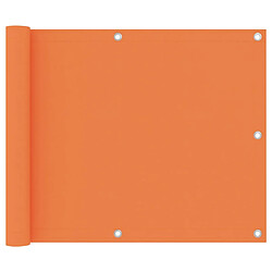 vidaXL Écran de balcon - Orange 75x600 cm