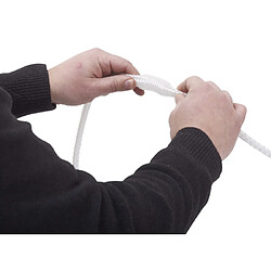 JARDIéco JARDIDECO Lot de 2 cordes tressées - Ø 10 mm - 5 m - Blanc