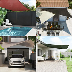 Avis vidaXL Voile d'ombrage - 5x8 m - Beige