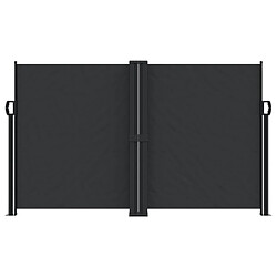 Avis vidaXL Brise-vue rétractable - Noir