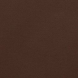 Helloshop26 Voile toile d'ombrage parasol tissu oxford carré 3,6 x 3,6 m marron 02_0009477