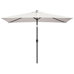 vidaXL Parasol Blanc Sable