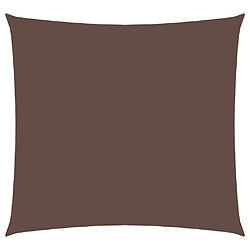 VidaXL Voile de parasol carré - Marron