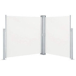 vidaXL Auvent latéral 140x600 cm - Crème
