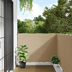 vidaXL Écran de balcon 120x600 cm - Beige