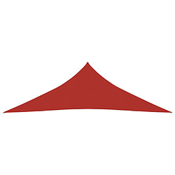 Helloshop26 Voile d'ombrage rouge - 3,5 x 3,5 x 4,9 m