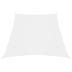 vidaXL Voile de Parasol - Blanc 3/5x4 m