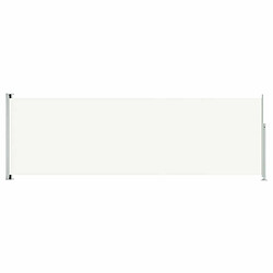 vidaXL Auvent latéral Rétractable Crème 200x600 cm