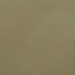 Helloshop26 Voile toile d'ombrage parasol tissu oxford triangulaire 3 x 3 x 3 m beige 02_0009820