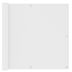 vidaXL Écran de balcon - Blanc 90x500 cm