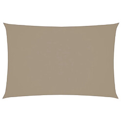 vidaXL Voile parasol rectangulaire - Taupe