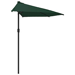 Acheter vidaXL Parasol de balcon mât aluminium - Vert